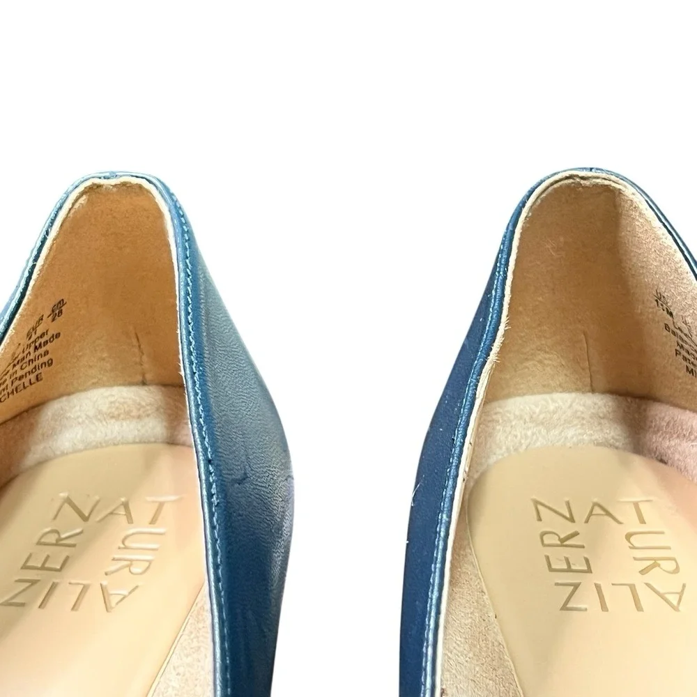 Naturalizer Michelle Leather Pumps Womens 11M Navy Blue 3.5